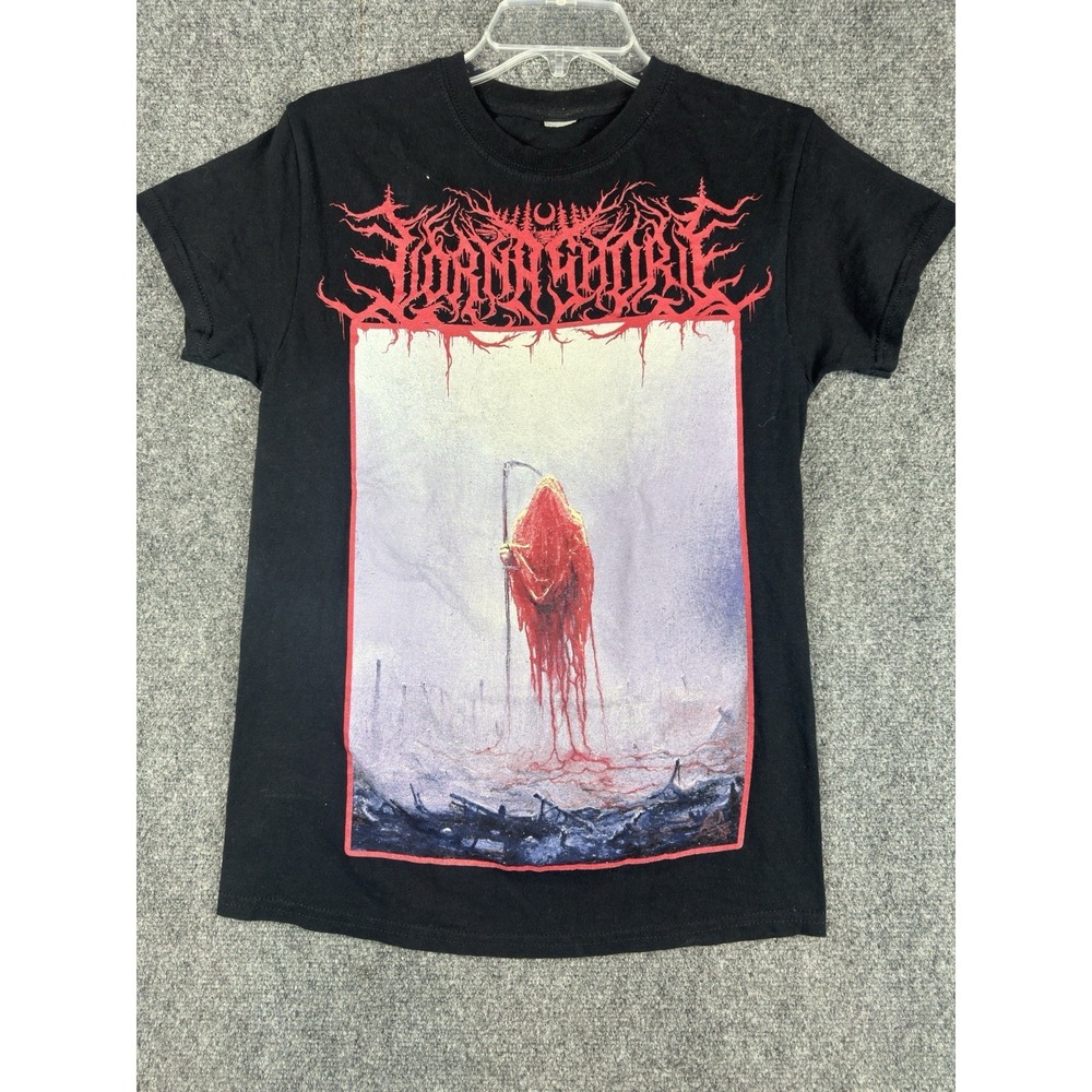 Lorna Shore & I Return To Nothingness Deathcore Band Graphic T-Shirt Small Black